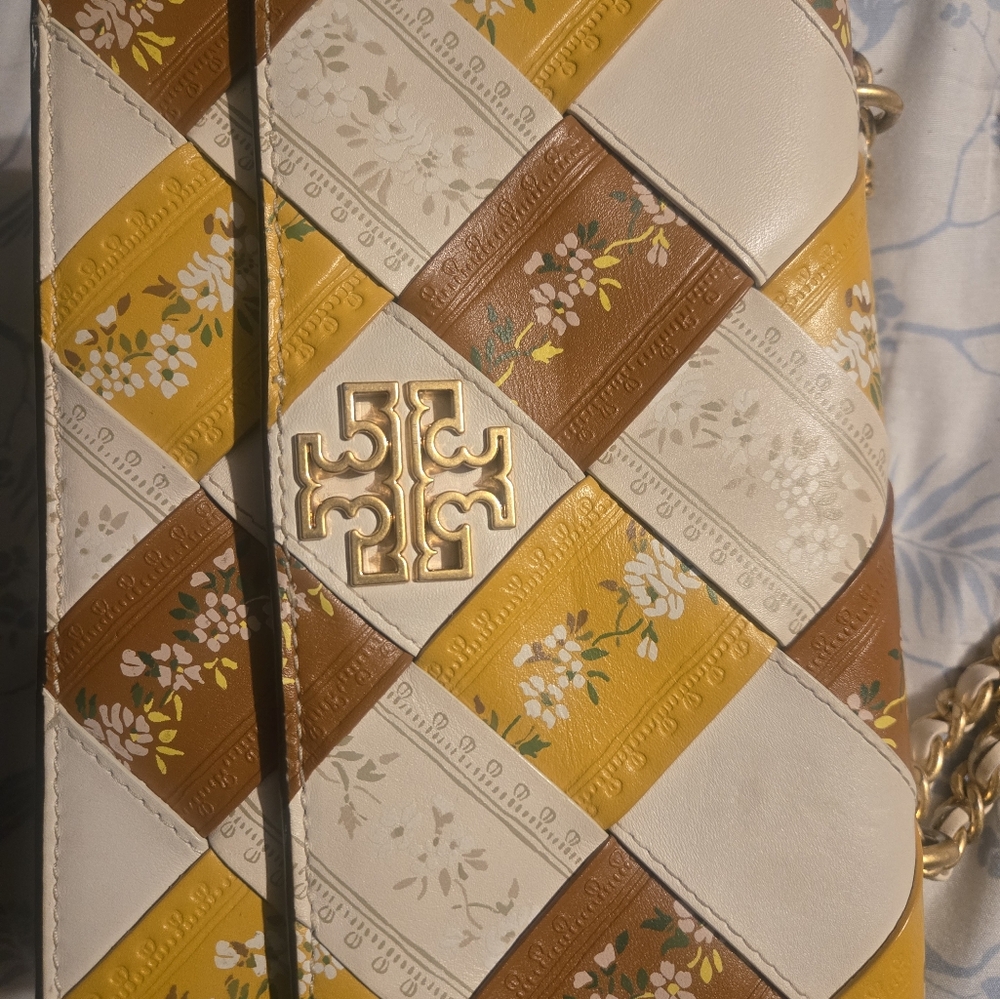 Tory Burch Floral Patchwork Crossbody Bag